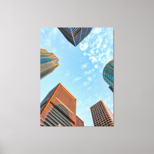 City Skyline Canvas Afdruk
