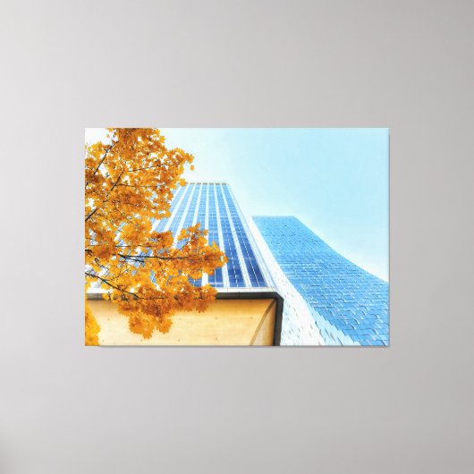 City Skyline Canvas Afdruk (Voorkant)