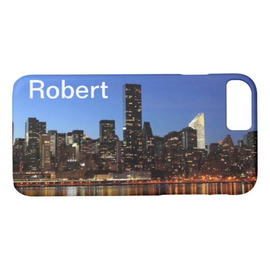 City Skyline grafisch Case-Mate iPhone Case (Achterkant (Horizontaal))