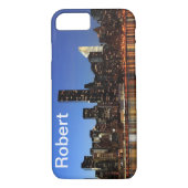 City Skyline grafisch Case-Mate iPhone Case (Achterkant)