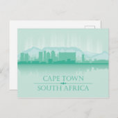 City Skyline | Kaapstad, Afrika Briefkaart (Voorkant / Achterkant)