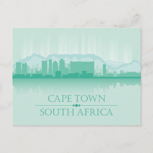 City Skyline | Kaapstad, Afrika Briefkaart (Voorkant)