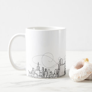 City skyline koffiemok