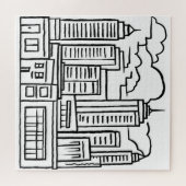 City Skyline Legpuzzel (Horizontaal)