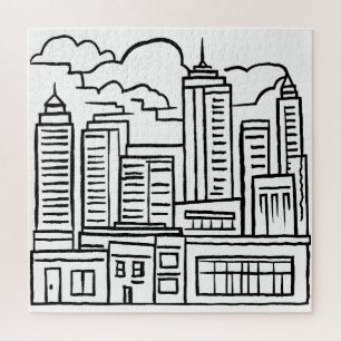 City Skyline Legpuzzel