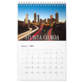 City Skyline Monthly Wall Agenda Kalender (Jan 2026)