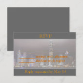 City Skyline RSVP 2 Kaartje (Voorkant / Achterkant)