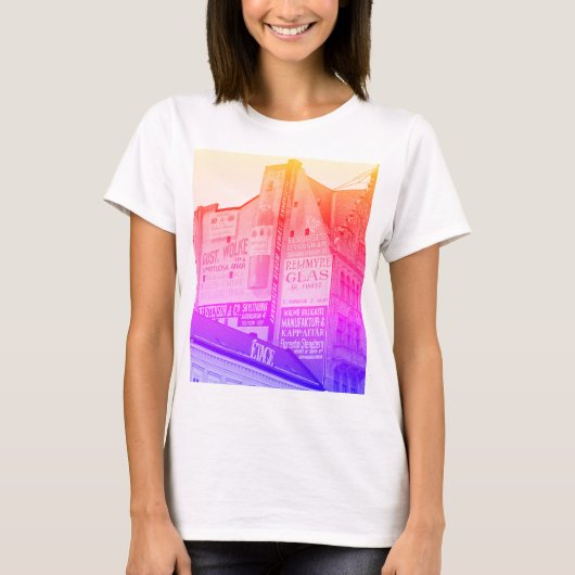 City skyline t-shirt (Voorkant)