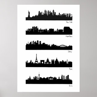 City Skylines - World Poster