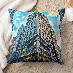 City Skyscraper Art Kussen