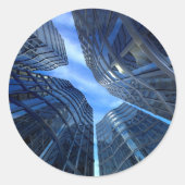 City Skyscrapers Stickers (Voorkant)