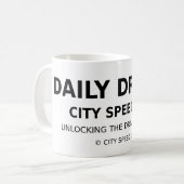 City Speed Co. Mug – Unlocking the Driver Within (Devant gauche)