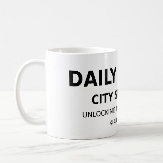 City Speed Co. Mug – Unlocking the Driver Within (Gauche)