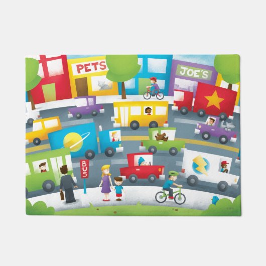 City Street Deurmat (Voorkant)