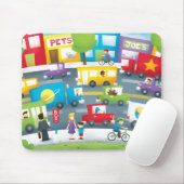 City Street Muismat (Met muis)