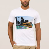 City Tram Mannen T-shirt (Voorkant)