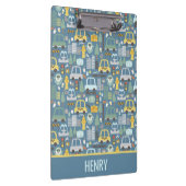 City Transportation Kinder Personalized Klembord (Rechts)