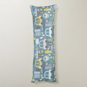 City Transportation Kinder Personalized Lichaamskussen (Achterkant (Verticaal))