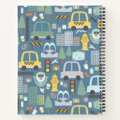 City Transportation Kinder Personalized Notitieboek (Achterkant)