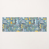 City Transportation Kinder Personalized Yogamat (Achterkant (horizontaal))