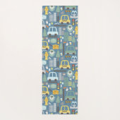 City Transportation Kinder Personalized Yogamat (Achterkant)