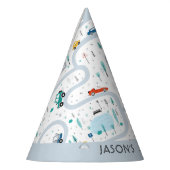 City Transportuck Second Boy Birthday Feesthoedjes (Links)