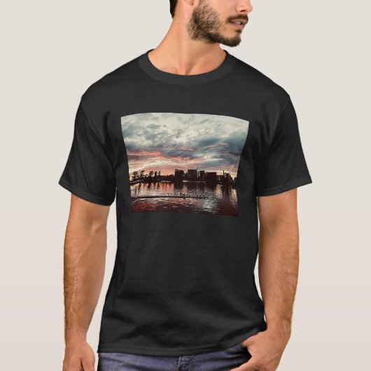 City view Cambridge Skyline T-shirt (Voorkant)
