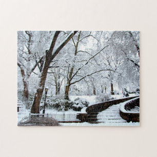 City Winter Puzzle Legpuzzel