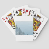 City wolkenkrabbers spelen kaarten (Achterkant)