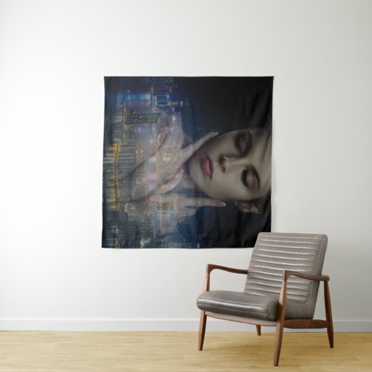 citymeisje wandkleed (In Situ (horizontaal))