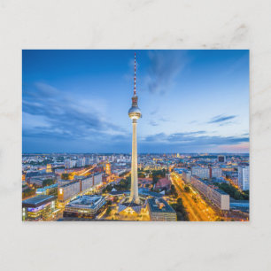 Cityscape Berlin, Duitsland Briefkaart