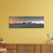 Cityscape Canvas Poster breed (Insitu (Woonkamer))