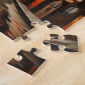 Cityscape dans les tons chauds Puzzle (Côté)