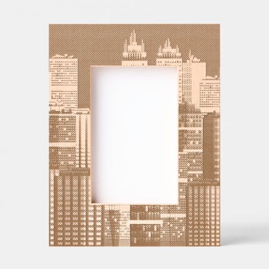 Cityscape Design Laser Gegraveerde Lijstjes (Voorkant)
