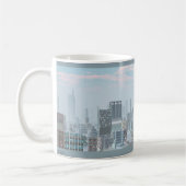 Cityscape from the Planet Tranus Sci Fi Mug (Gauche)
