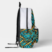 Cityscape gouden cyaan rugzak (Links)