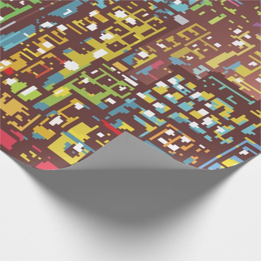 Cityscape hand drawn illustrationart,street,city,s cadeaupapier (Hoek)