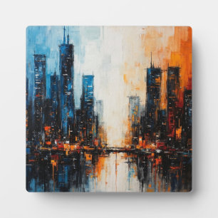 Cityscape in Dual Tones Fotoplaat