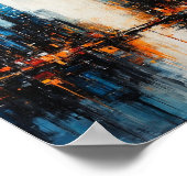 Cityscape in Dual Tones Poster (Hoek)