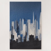 Cityscape Jigzaag Puzzle Legpuzzel (Verticaal)