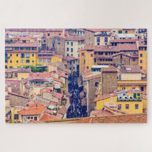 Cityscape met straat, Florence, Italië Legpuzzel