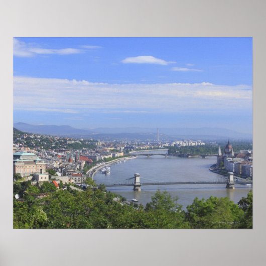 Cityscape of Budapest Poster (Voorkant)