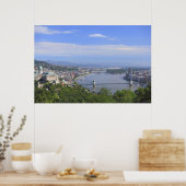 Cityscape of Budapest Poster (Keuken)