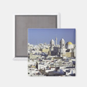 Cityscape of Cadiz, Spanje Magneet (Voorkant / Achterkant)