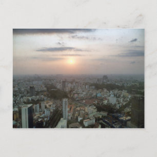 Cityscape of Hoi Chi Mihn (Saigon) uit Sky Tower Briefkaart
