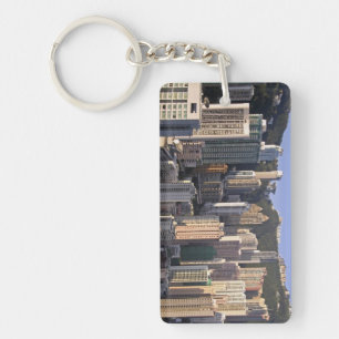 Cityscape of Hong Kong, China Sleutelhanger