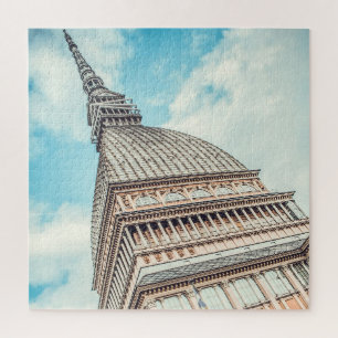 Cityscape of Mole Antonelliana, Turijn, Italië Legpuzzel