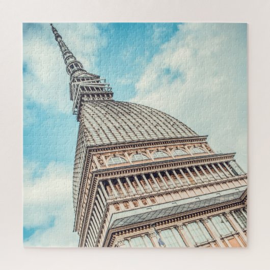 Cityscape of Mole Antonelliana, Turijn, Italië Legpuzzel (Verticaal)