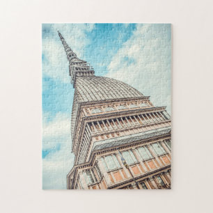 Cityscape of Mole Antonelliana, Turijn, Italië Legpuzzel
