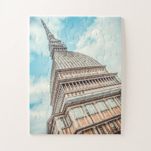 Cityscape of Mole Antonelliana, Turijn, Italië Legpuzzel